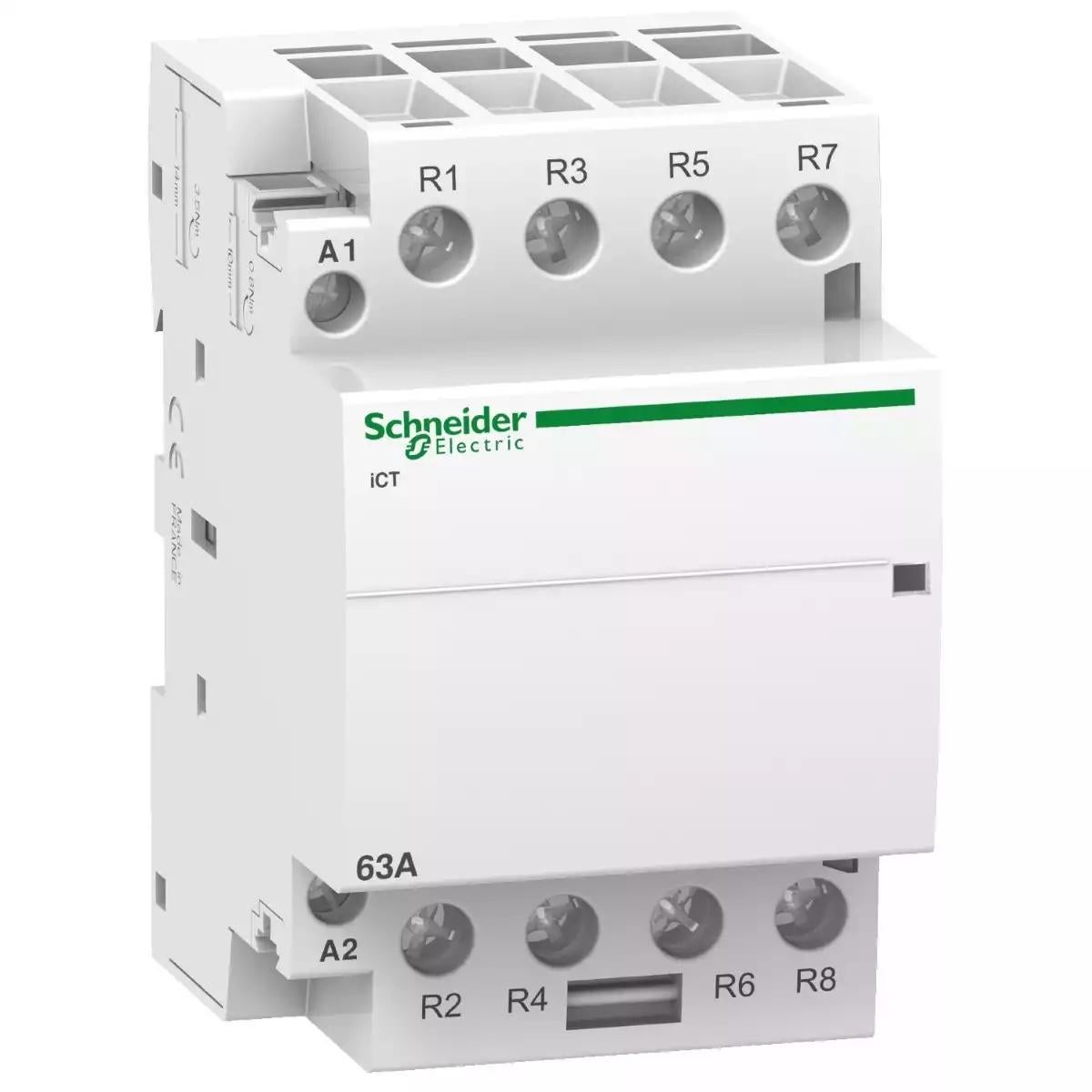 Schneider Electric Acti 9 iCT 63A 4NC 220...240V 50Hz contactor