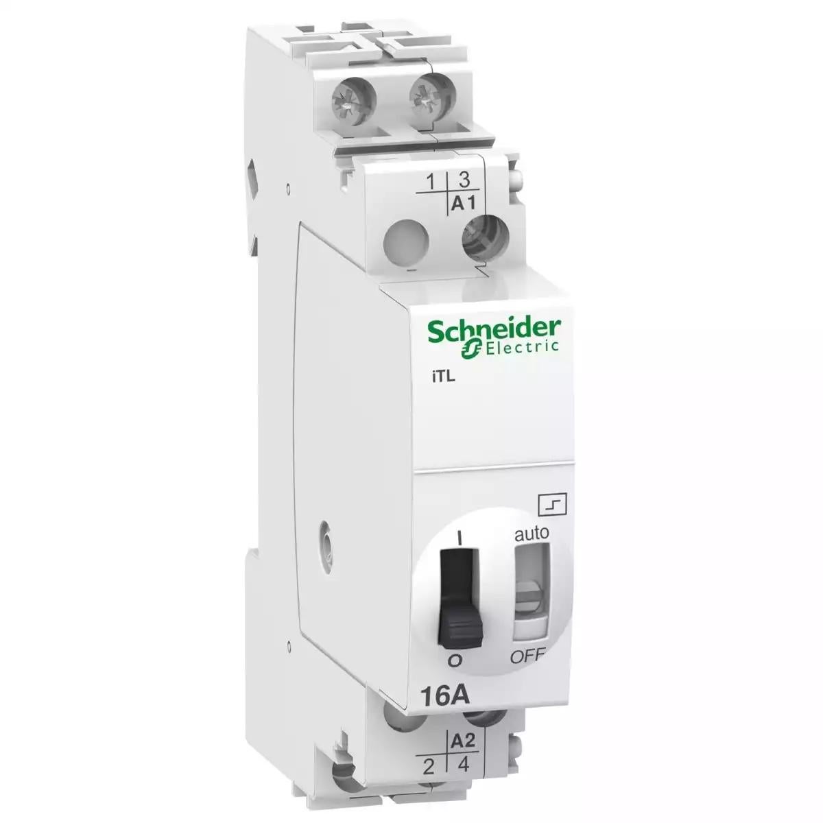 Schneider Electric Acti 9 iTL impulse relay - 2P - 2 NO - 16A - coil 24 VDC - 48 VAC 50/60Hz