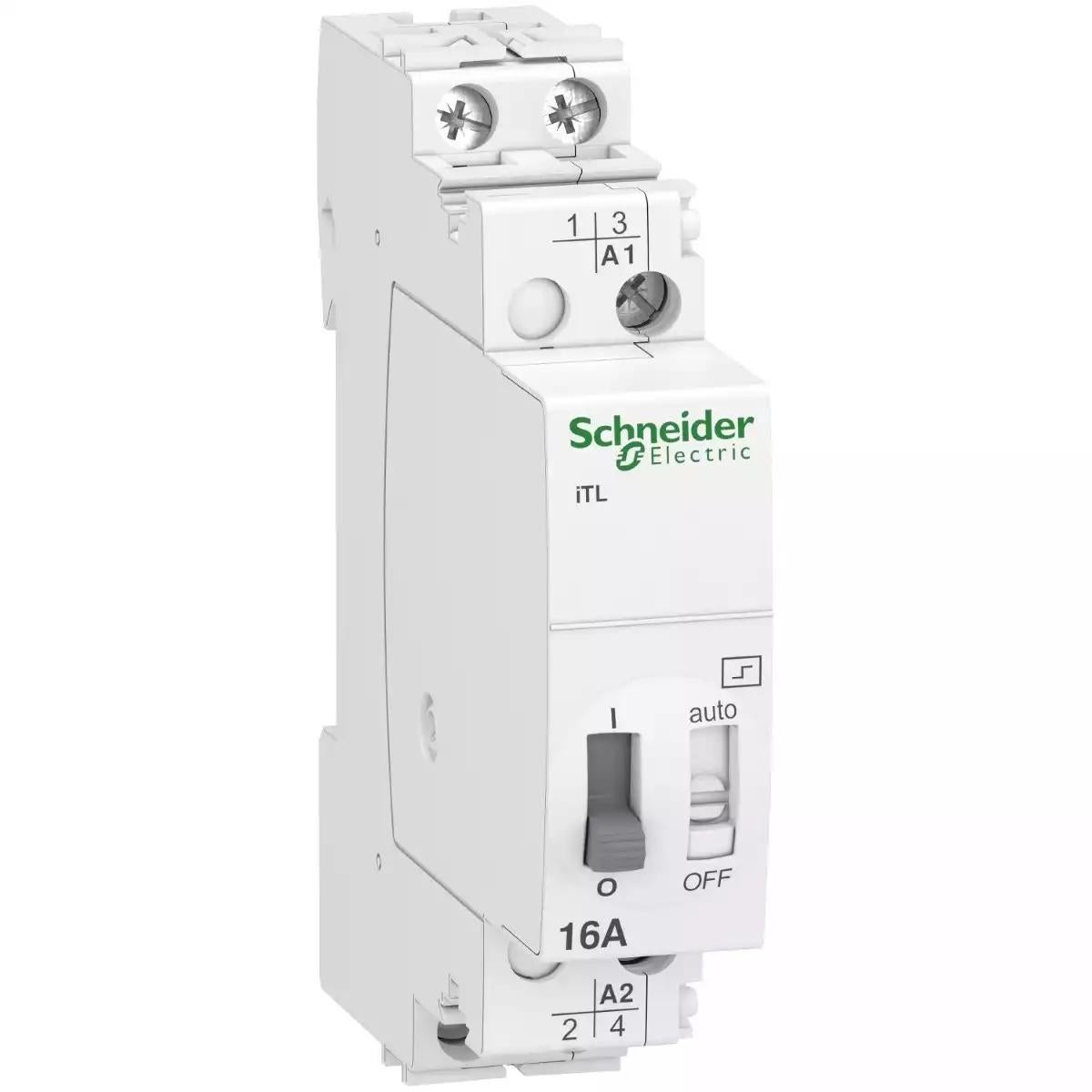 Schneider Electric Acti 9 iTL impulse relay - 2P - 2 NO - 16A - coil 110 VDC - 230...240 VAC 50/60Hz