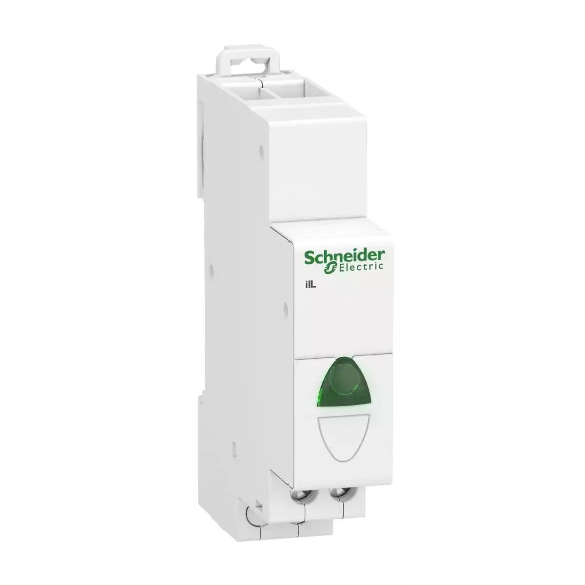 Schneider Electric Acti9 iIL single indicator light - Green - 110-230 Vac