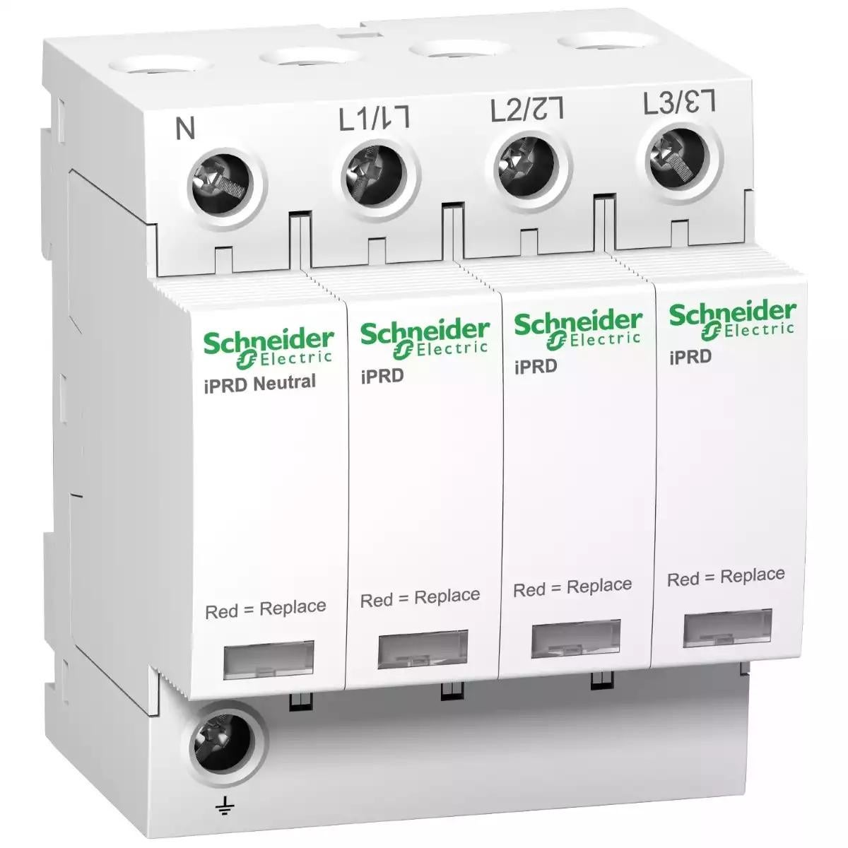 Schneider Electric Acti 9 iPRD20 modular surge arrester - 3P + N - 350V