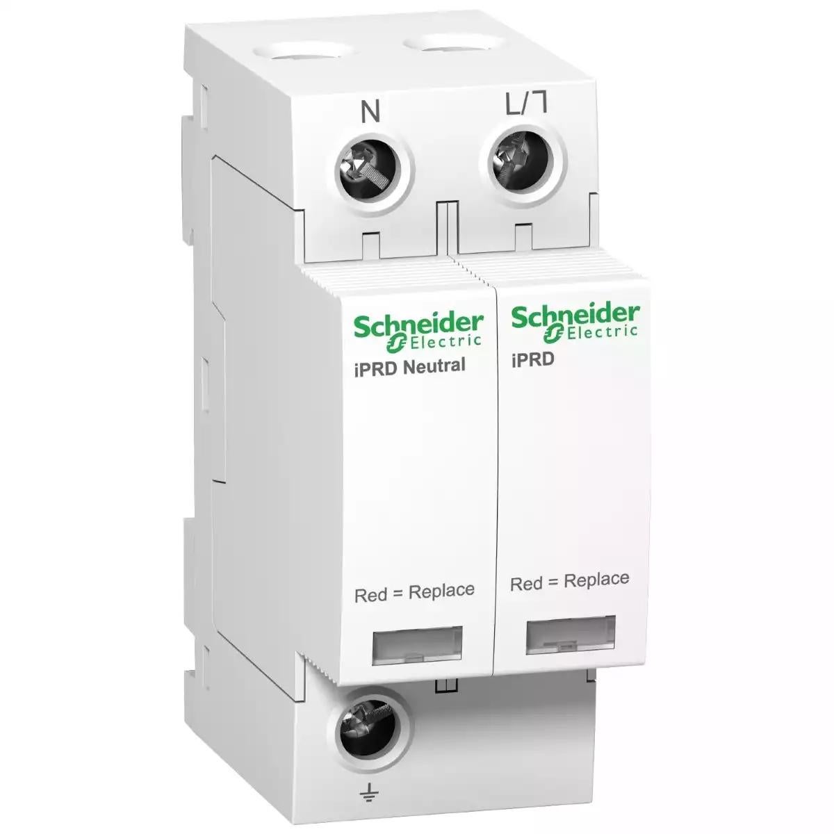 Schneider Electric Acti 9 iPRD65r modular surge arrester - 1P + N - 350V - with remote transfert