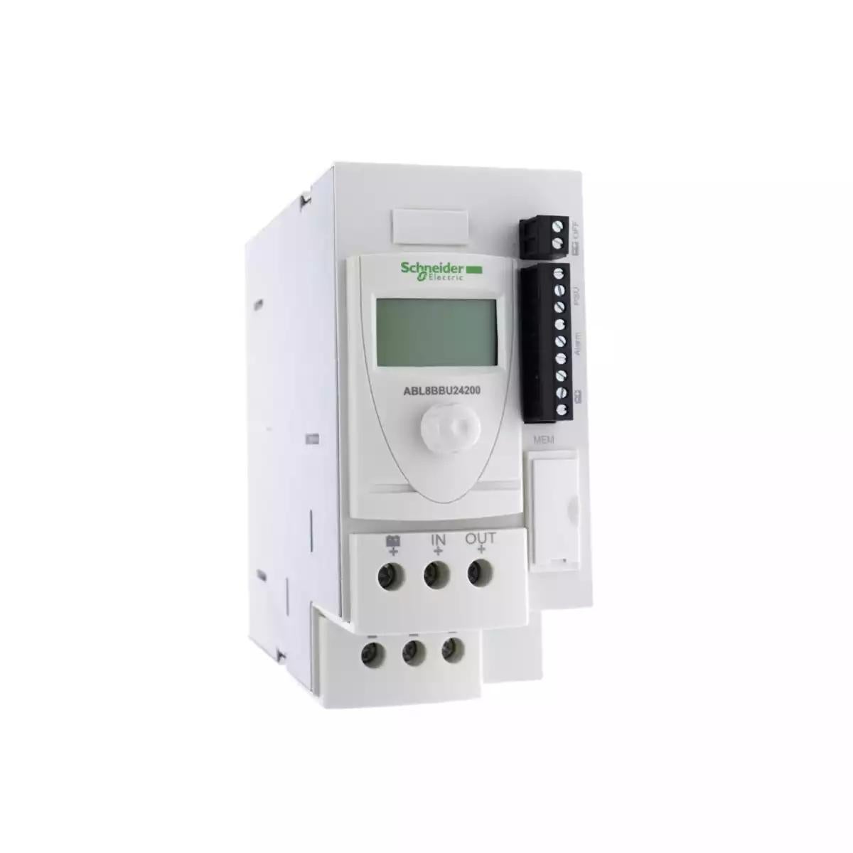 Schneider Electric Phaseo ABL8 battery control module - 24..28.8 V DC - 24 V - 20 A - for regulated SMPS 