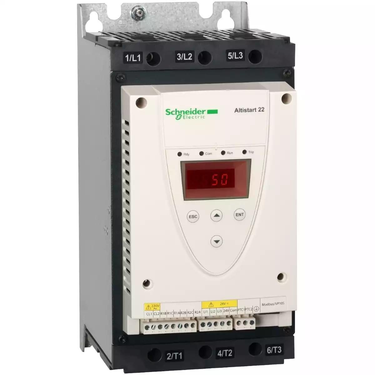 Schneider Electric Altistart 22 soft starter - ATS22 - control 220V-power 230V(15kW)/400...440V(30kW)