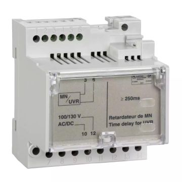 non - adjustable time delay relay for voltage release MN - 200/250 V AC/DC