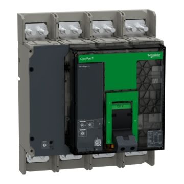 Circuit breaker, ComPacT NS1250H, 70kA at 415VAC, 4P, fixed, manually operated, MicroLogic 2.0 control unit, 1250A