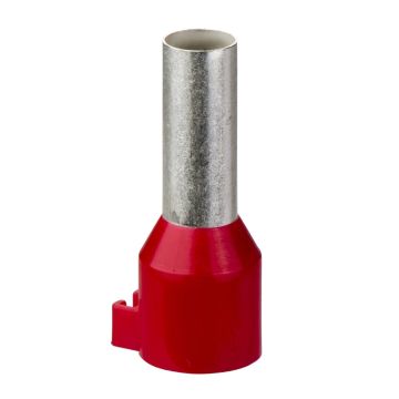Cable end insulated for clip-in marker, 35mmÂ², medium size, red, 1 bag, NF