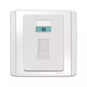 1 Gang RJ11 4 Pin Telephone Outlet