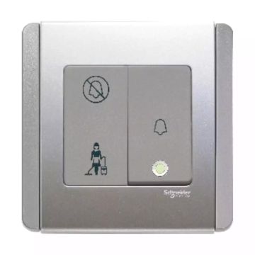 4A Bell Push Switch w/Illuminated "DoNotDisturb&PleaseCleanUp" Sym.