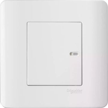 ZENcelo -16AX 1 Gang 2 Way Full-Flat Switch- white