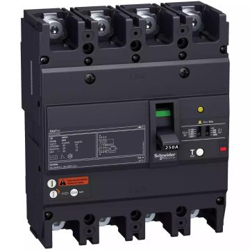 EasyPact EZC circuit breaker EZCV250N - TMD - 125 A - 4 poles 4d