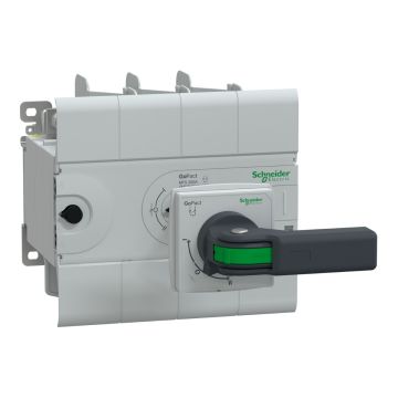 GoPact MTS 315 - Manual Transfer Switch, 4 poles, 250A, 415VAC 50/60Hz, extended rotary handle, open transition