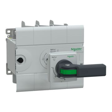 GoPact MTS 315 - Manual Transfer Switch, 4 poles, 315A, 415VAC 50/60Hz, extended rotary handle, open transition