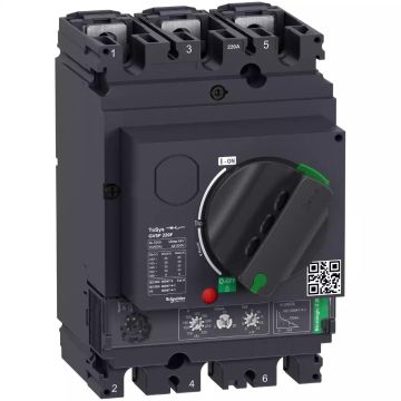 TeSys GV5 Motor circuit breaker, 3P, 220A, Icu 36kA, thermal magnetic 