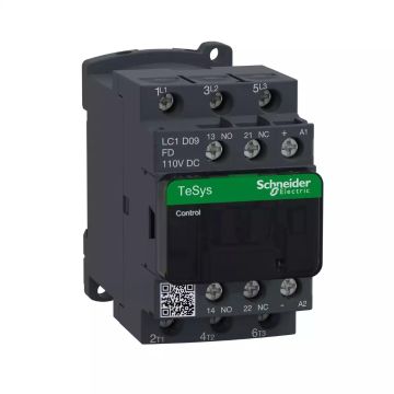 TeSys D contactor - 3P(3 NO) - AC-3 - <= 440 V 9 A - 110 V DC coil