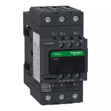 TeSys D contactor - 3P(3 NO) - AC-3 - <= 440 V 40 A - 380 V AC 50/60 Hz coil