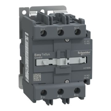 Contactor,Easy TeSys Control,LC1E,3P(3NO),AC-3,<=440V,95A,48V AC coil,50/60Hz LC1E95F7B