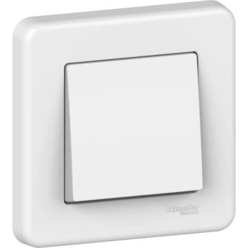 Leona - 1pole switch - 10AX lift terminals - white
