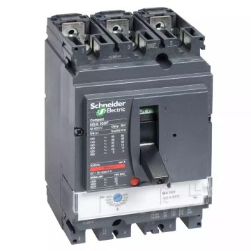 circuit breaker Compact NSX100H - MA - 6.5 A - 3 poles 3d