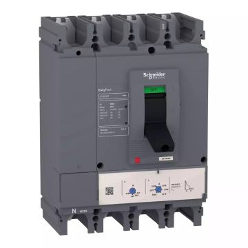 circuit breaker EasyPact CVS400F, 36 kA at 415 VAC, 400 A rating thermal magnetic TM-D trip unit, 4P 4d
