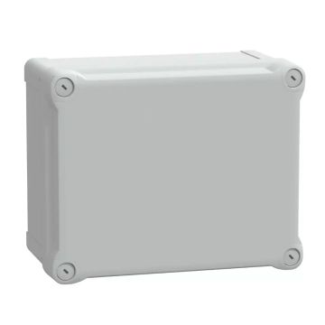 Thalassa TBP PC box IP66 IK08 RAL7035 Int.H225W175D120 Ext.H241W194D127 opaque PC cover H40