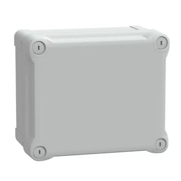 Enclosures ABS box IP66 IK07 RAL7035 Int.H175W150D100 Ext.H193W164D105 Opaque cover H40
