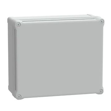 Enclosures ABS box IP66 IK07 RAL7035 Int.H325W275D160 Ext.H341W291D168 Opaque cover H60