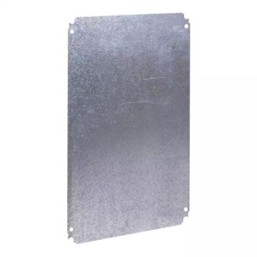 Spacial CRN Plain mounting plate H1000xW800mm Galvanised sheet steel Reversible dimension