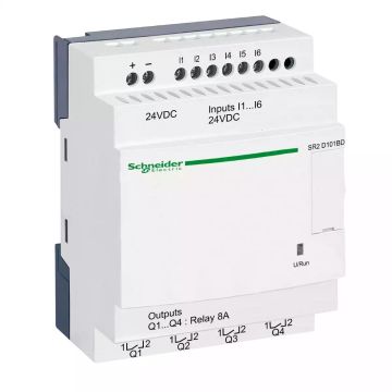 Zelio Logic compact smart relay - 10 I O - 24 V DC - no clock - no display