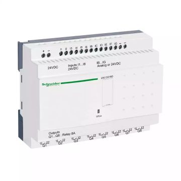 Zelio Logic compact smart relay - 20 I O - 24 V DC - clock - no display