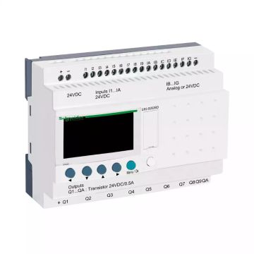 Zelio Logic modular smart relay Zelio Logic - 26 I O - 24 V DC - clock - display