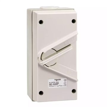 Kavacha - 80A - 440V - Surface Mount triple Pole Isolating Switch - IP66