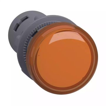 Harmony Easy XA2E round pilot light Ã˜ 22 - orange - integral LED - 220 V AC- screw clamp terminals