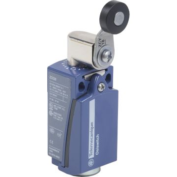 limit switch XCKD - thermoplastic roller lever - 1NC+1NO - snap - Pg11