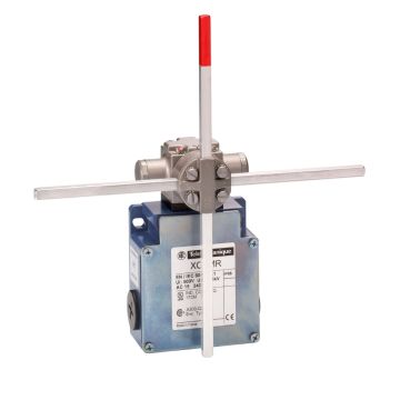 limit switch XCKMR - stay put crossed rods lever 6mm - 2x(2 NC) - slow - Pg13