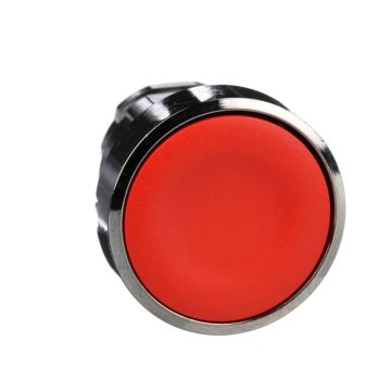 Harmony XB4 - red flush pushbutton head Ã˜22 spring return unmarked