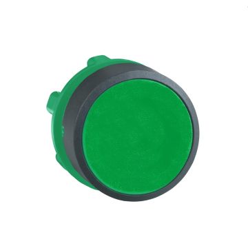 Harmony XB5 - green flush pushbutton head Ã˜22 spring return unmarked