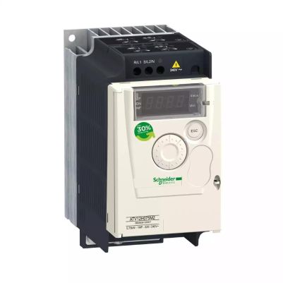 Altivar 12 variable speed drive ATV12 - 0.55kW - 0.75hp - 200..240V - 1ph - with heat sink