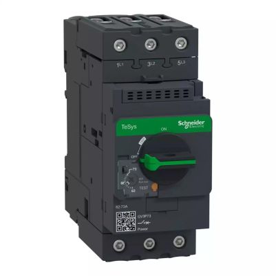 TeSys GV3 Motor circuit breaker, TeSys GV3, 3P, 62-73 A, thermal magnetic, EverLink terminals 
