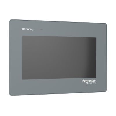 Schneider Electric Harmony ET6 7" wide screen touch panel, 16M colors, COM x 2, ETH x 1, USB host / device, RTC, DC24V