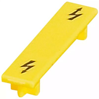 Linergy TR NSYTR Warning label for screw terminal blocks - 4mm² - yellow 