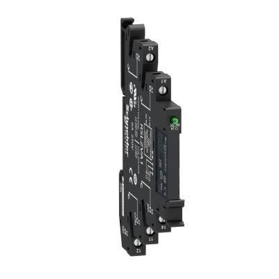 Schneider Electric Harmony - Slim relay mounted on screw socket with LED and protection circuit, 24 V