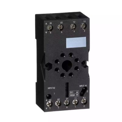 Zelio Time socket RUZ - mixed contact - 10 A - < 250 V - connector - for relay RUMC2..
