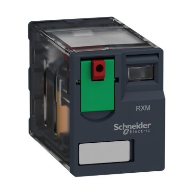 Schneider Electric Zelio RXM - Miniature Plug-in relay - 2 C/O 24 V AC 12 A