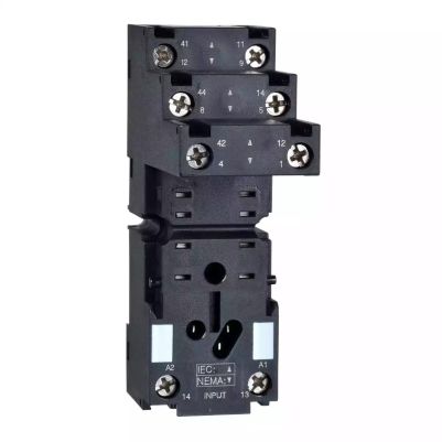 Zelio Time socket RXZ - separate contact - 12 A - < 250 V - connector - for relay RXM2..