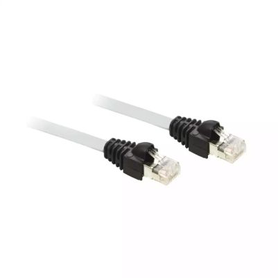 Zelio Logic cable for Modbus serial link - 2 x RJ45 - cable 3 m