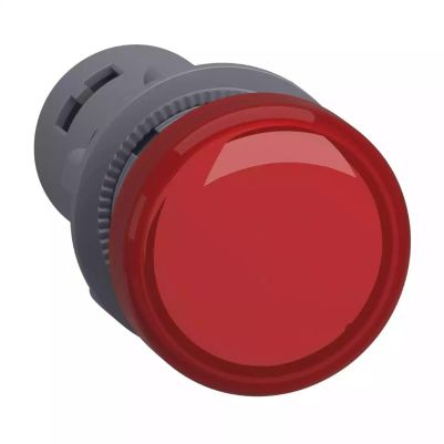 round pilot light 22 - red - integral LED - 380 V AC - screw clamp terminals