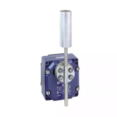 OsiSense XC Special limit switch XCRT - metal enclosure zinc plated steel roller with lever - 2C/O 