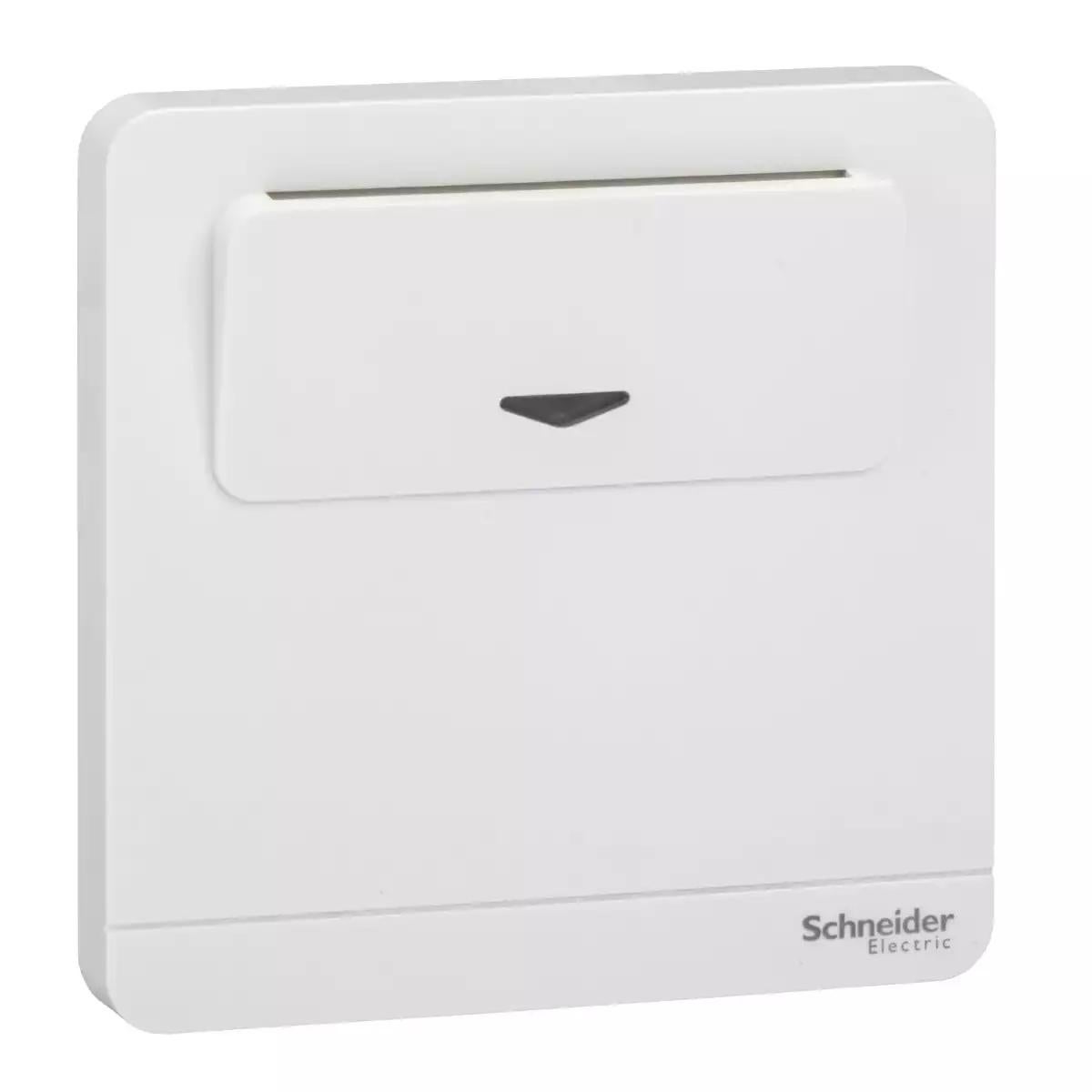 Schneider Electric AvatarOn card switch, 16 A, 250 V, White