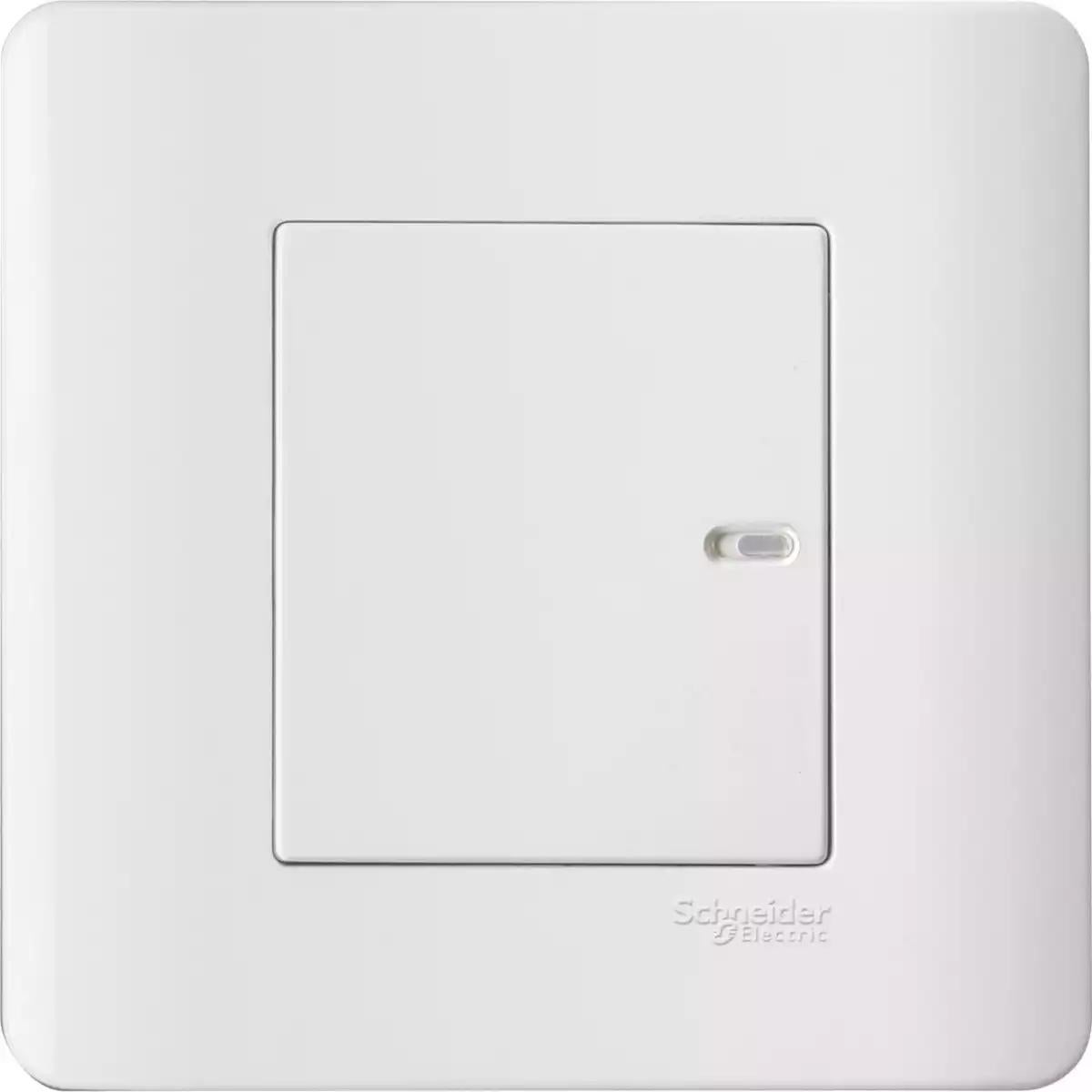 Schneider Electric ZENcelo -16AX 1 Gang 2 Way Full-Flat Switch- white